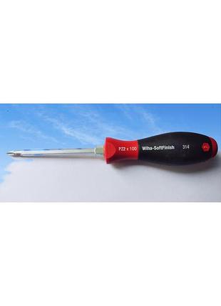 Отвертка wiha softfinish 314sf pz 2x100 pozidrive