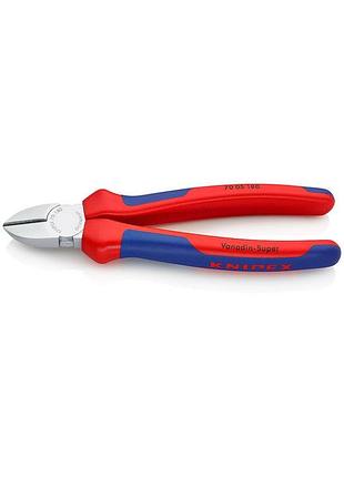 Кусачки боковые хромированные 180 мм knipex 70 05 180
