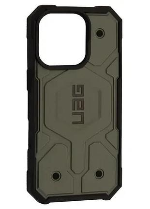 Чехол ударопрочный uag new ≤finder colors magsafe for iphone 13 pro max green