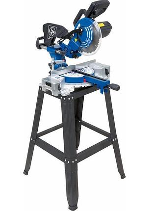 Торцовочная пила на станине lux-tools zkgs-1600a 1600вт диск ø 210 мм