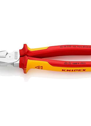 Плоскогубцы диэлектрические комбинированные knipex 02 06 225