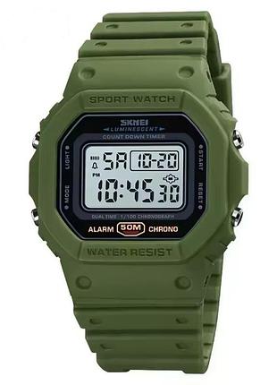 Мужские часы skmei 1628 army green