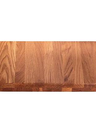 Кухонна обробна дошка дерев'яна 25×40 см прямокутна lugi c34w250400d