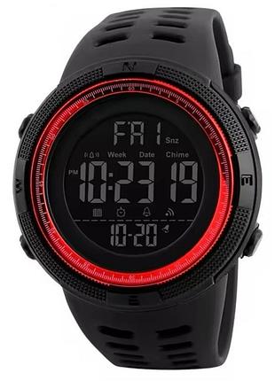 Часы наручные мужские skmei 1251 black_red