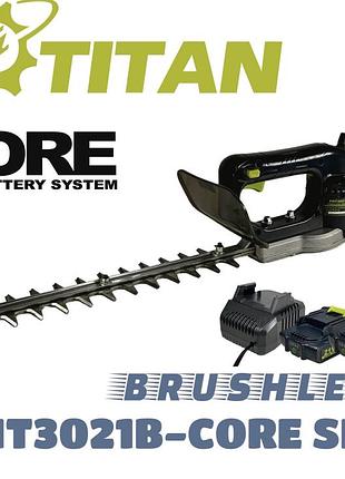 Акумуляторний кущоріз titan pht3021b-core set1