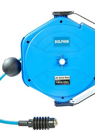 Шланг в катушке для компрессора small series 10 метров dolphin