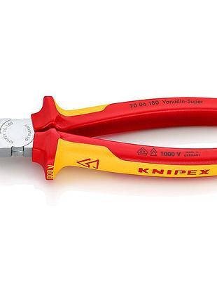 Кусачки боковые диэлектрические knipex 70 06 180