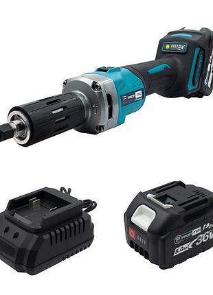 Аккумуляторная прямая шлифовальная машина profi-tec pdg36bl set 15 powerline (1 х 5.0 ач, зарядное устройство)
