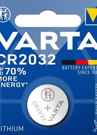 Батарейка varta cr 2032 lithium блистер 1 шт ft