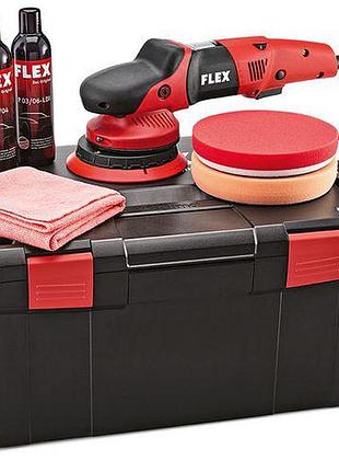 Эксцентриковая (15mm) полировальная машина flex xfe 7-15 125 (150) p-set