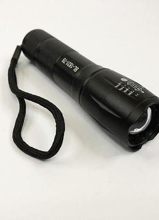 Тактический фонарь bailong bl-1831 t6 police, сверхмощный фонарик, фонарик с зарядкой от сети bns ft