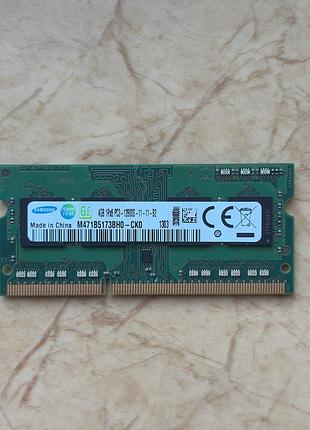 Память samsung 4gb so-dimm pc3-12800s ddr3-1600 1.5v (m471b5173bh0-ck0)