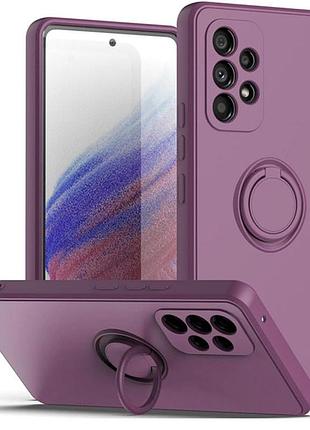 Чохол fiji holder ring для samsung galaxy a52 (a525) бампер накладка з підставкою marsal