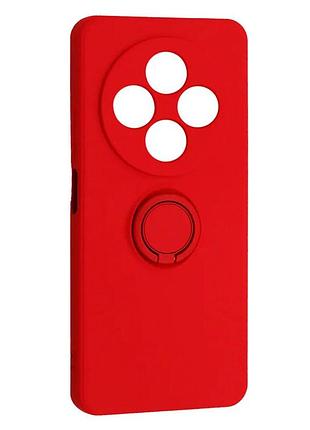 Чехол fiji holder ring для xiaomi redmi 14c бампер с кольцом подставкой red