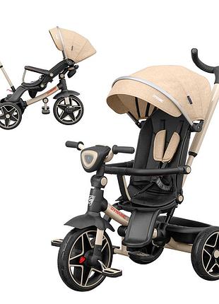 Велосипед детский трехколесный tilly dynamic t-3810 бежевый