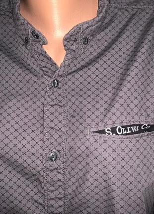 Крутая модная оригинальная рубашка  бренд s.oliver  размер м производитель индия2 фото
