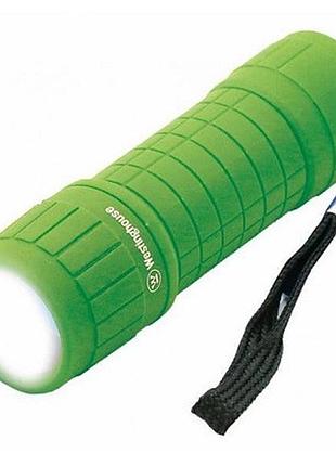 Ліхтарик westinghouse 3w cob wf87 + 3 × aaa/r03 батарейки в комплекті (зелений) ft