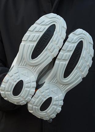 Adidas edge runner 
white black orange 6