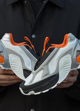 Adidas edge runner 
white black orange 10