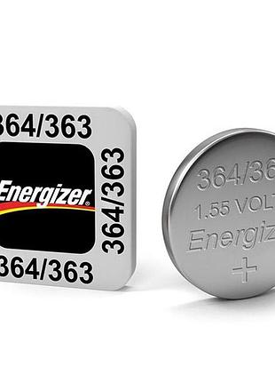 Батарейка energizer silver oxide 364-363 ag1 sr621sw ft