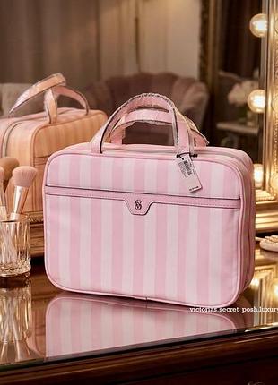 Б'юті-кейс, велика косметичка, дорожній кейс, органайзер victorias secret, вікторія сікрет