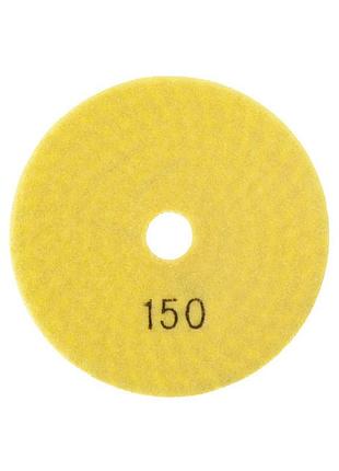 Коло алмазне шліфувальне гнучкий на липучці 100 мм p150. intertool (bt-0909)