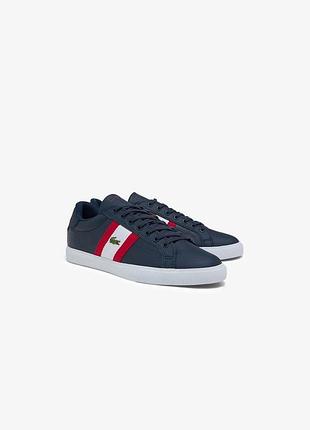 Мужские кеды lacoste с технологией ortholite
