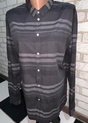 Оригинальная модная рубашка  бренд dr denim jeansmakers large производитель вьетнам