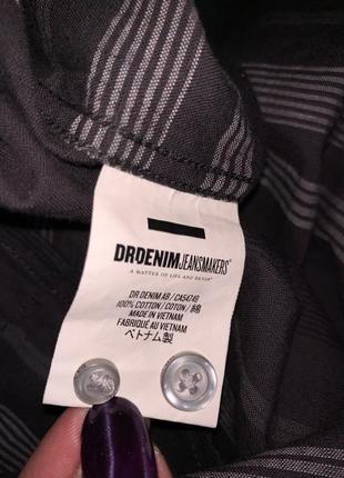 Оригінальна модна сорочка бренд dr denim jeansmakers large виробник в'єтнам2 фото