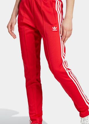 Спортивные штаны adidas originals adicolor sst red sports