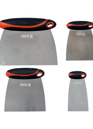 Набор нержавеющих шпателей японский тип 4 шт yato yt-52790,