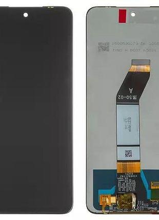 Дисплей xiaomi redmi 10 (2021), redmi 10 (2022) с сенсором, черный, оригинал