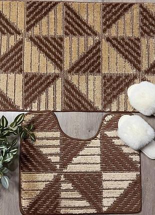 Комплект у ванну classik 60*100 та 60*50см 151-brown 0734