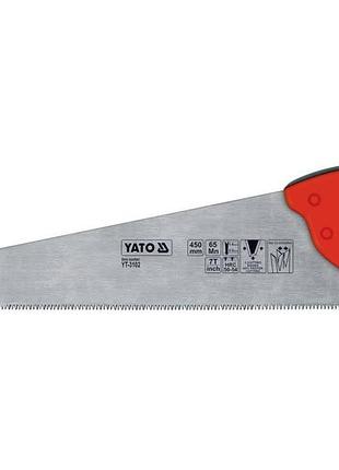 Ножовка по дереву, 500 мм, 7 tpi yato (yt-3103)