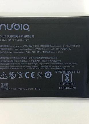 Аккумулятор для zte li3932t44p6h806139, nubia z17