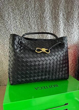 Сумка bottega veneta andiamo натуральна шкіра ягняти
