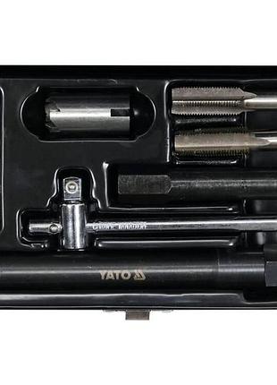 Набор для ремонта резьбы свечей зажигания m14 х 1.25 мм (25 шт.) yato (yt-17581)