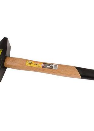 Молоток слесарный mastertool 1500 г hrc 56 рукоятка из дерева с полимерной защитой 360 мм 02-0215