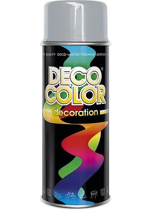 Фарба аерозольна алкідна decocolor сріблястий (ral9006) 400мл