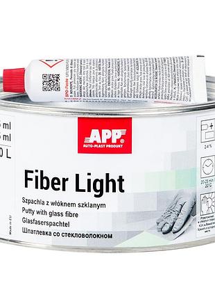 Шпаклівка із скловолокном "fiber light" + затв. 1л світло зелена app, 010215