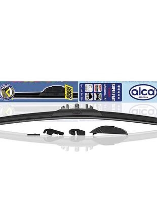 Щетка стеклоочистителя (дворник) бескаркасная "super flat" 380мм alca, 045000