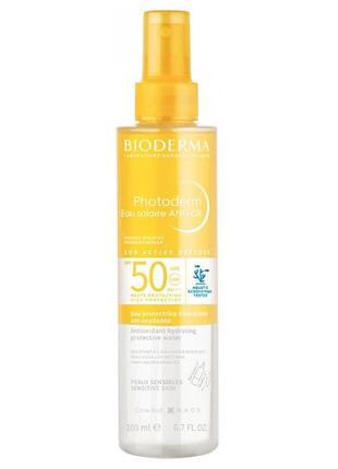Масло для загара bioderma photoderm bronz spf 50 для тела и волос