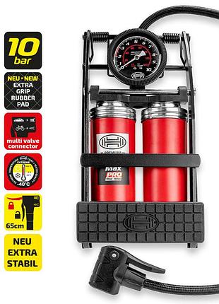Премиум насос ножной двухцилиндровый "pedalmax pro" 10бар heyner, 225000