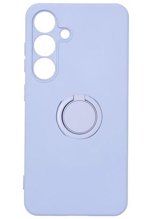 Чехол fiji holder ring для samsung galaxy s24 plus (s926) бампер с кольцом подставкой lilac