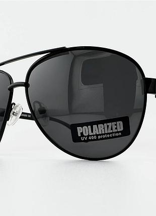 Солнцезащитные очки капли авиаторы polarized p311 с.1 с поляризацией черный