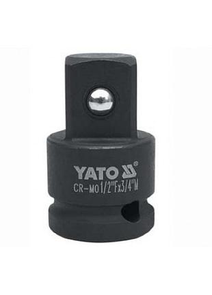 Переходник ударный yato: квадрат 1/2" - 3/4", l=48 мм [40/160]