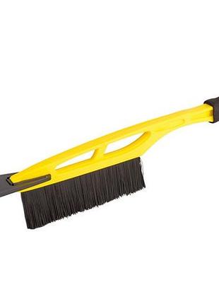 Щетка для снега автомобильная mastertool yellow 520 мм со скребком 100 мм 84-0003