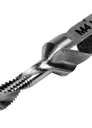 Свердло-мітчик м4х0.7 мм, hex 1/4", hss м2, 39 мм yato (yt-44841)