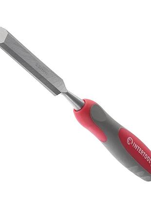 Стамеска 22 мм, cr-v, двокомпонентна рукоятка intertool ht-3522