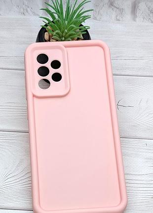 Чехол shock case для samsung galaxy a52s/ a528 бампер силиконовый светло-розовый